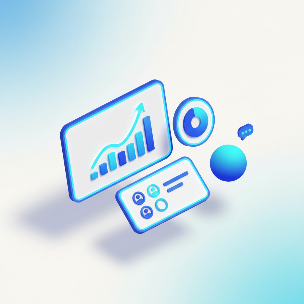 Vista del panel de MKT AI Solutions con métricas, pipeline y asistente IA